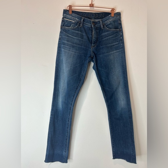 GOLDSIGN DENIM - Jenny Slim Fit Distressed Size 27 - Picture 1 of 14